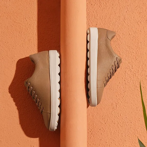 Giày Thể Thao Nữ Goex Spherica Ecub-1 Woman Low Top Sneakers Beige/Light Màu Be Đậm Size 36 - Giày - Vua Hàng Hiệu