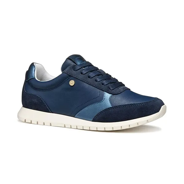 Giày Thể Thao Nữ Geox Sukie 2.0 Woman Low Top Sneakers Navy Màu Xanh Navy Size 38 - Giày - Vua Hàng Hiệu