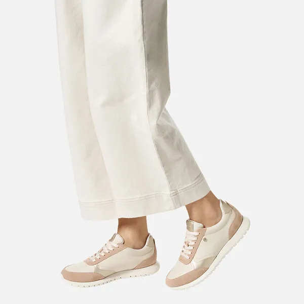 Giày Thể Thao Nữ Geox Sukie 2.0 Woman Low Top Sneakers Pink Màu Hồng Kem Size 38 - Giày - Vua Hàng Hiệu