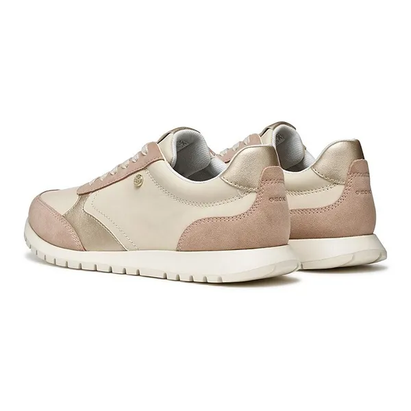 Giày Thể Thao Nữ Geox Sukie 2.0 Woman Low Top Sneakers Pink Màu Hồng Kem Size 38 - Giày - Vua Hàng Hiệu
