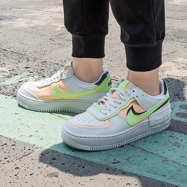 Giày Thể Thao Nữ Nike Air Force 1 Shadow Crimson Tint CI0919-107 Màu Trắng Size 36 - Giày - Vua Hàng Hiệu
