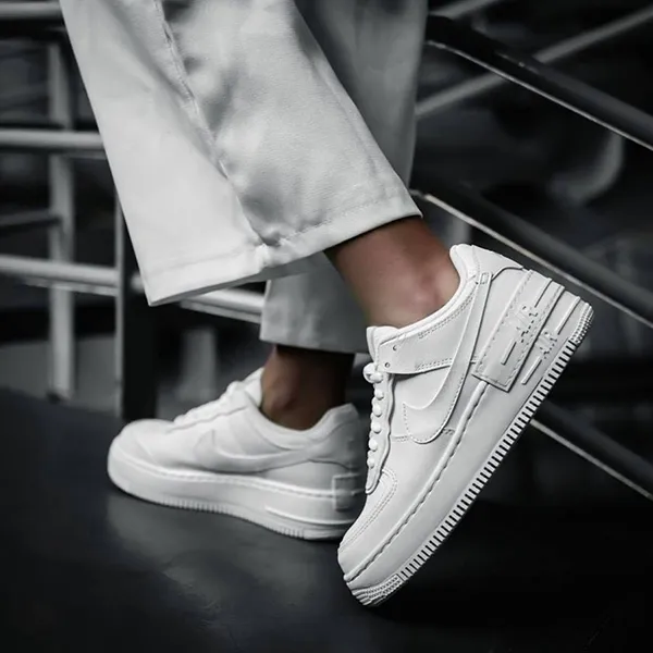 Giày Thể Thao Nữ Nike Air Force 1 Shadow Triple White (W) CI0919-100 Màu Trắng Size 36.5 - Giày - Vua Hàng Hiệu