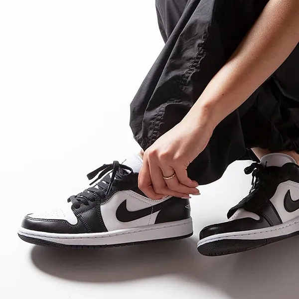 Giày Thể Thao Unisex Nike Jordan 1 Low Panda W DC0774-101 Màu Đen/Trắng Size 36 - Giày - Vua Hàng Hiệu
