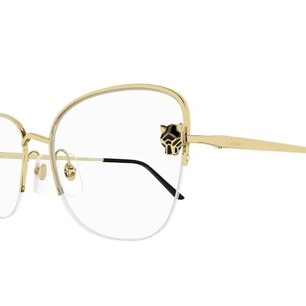 Gọng Kính Nữ Cartier CT0447O 001 Màu Vàng Gold