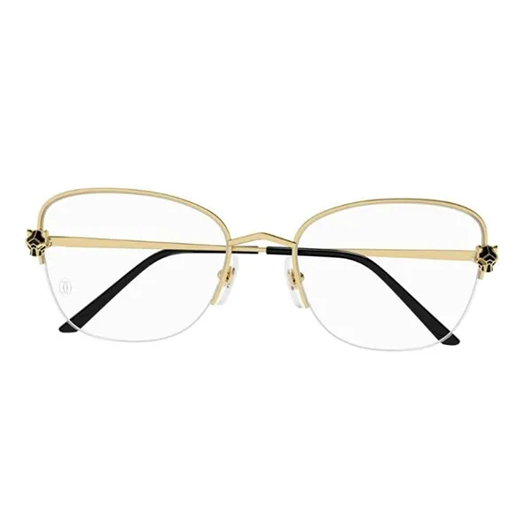 Gọng Kính Nữ Cartier CT0447O 001 Màu Vàng Gold