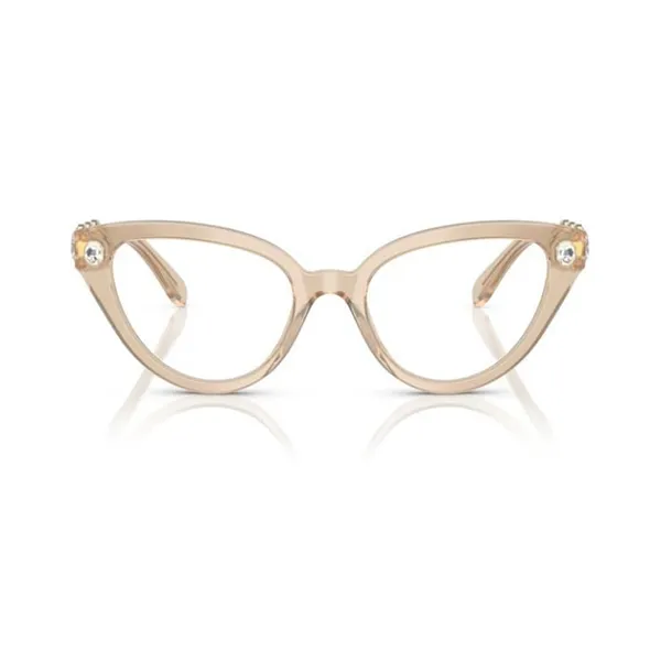 Gọng Kính Nữ Swarovski Cat Eyes 0SK2028F 106653 Màu Nâu Nhạt