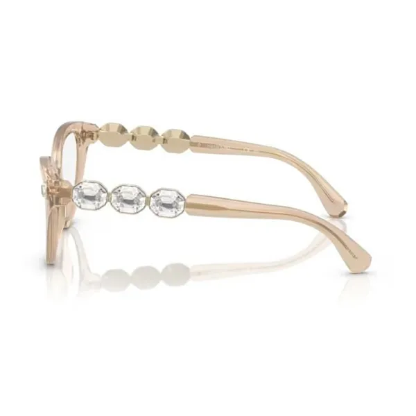 Gọng Kính Nữ Swarovski Cat Eyes 0SK2028F 106653 Màu Nâu Nhạt