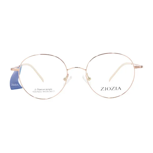 Gọng Kính Nữ Ziozia Eyeglasses KDJSIT6202 C2 Màu Vàng Hồng - Kính mắt - Vua Hàng Hiệu