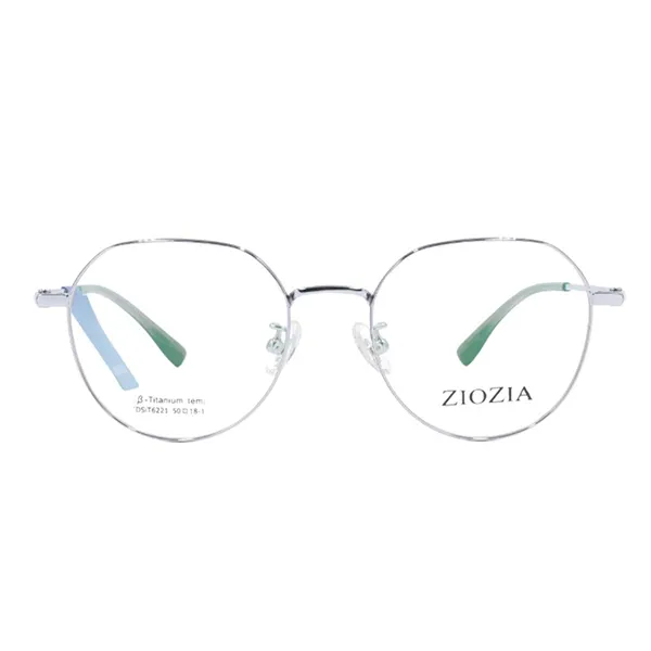 Gọng Kính Nữ Ziozia Eyeglasses KKDSIT6221 C3 Màu Bạc - Kính mắt - Vua Hàng Hiệu
