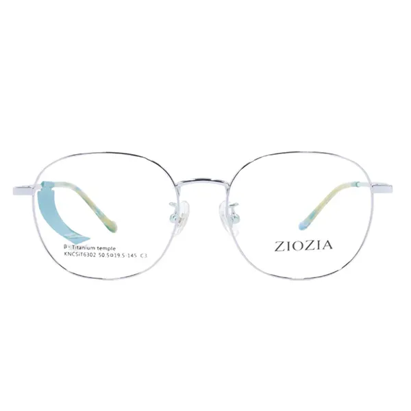 Gọng Kính Nữ Ziozia Eyeglasses KNCSIT6302 C3 Màu Bạc - Kính mắt - Vua Hàng Hiệu