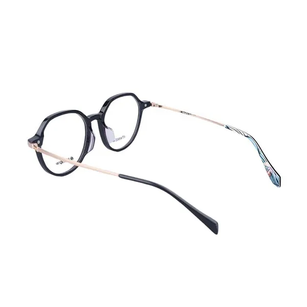 Gọng Kính Unisex Hang Ten HT24407 C1 Màu Đen - Kính mắt - Vua Hàng Hiệu