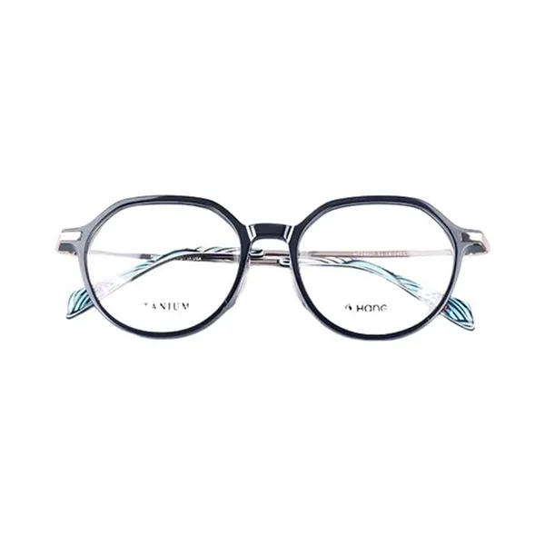 Gọng Kính Unisex Hang Ten HT24407 C1 Màu Đen - Kính mắt - Vua Hàng Hiệu