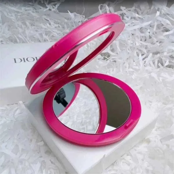 Gương Trang Điểm Nữ Dior Cosmetic Beauty Makeup Compact Mirror Rose Red Màu Hồng