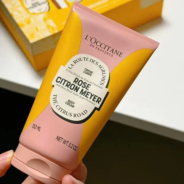 Kem Dưỡng Thể Hương Hoa Hồng & Chanh L'Occitane Meyer Rose Citron Meyer Body Cream 150ml