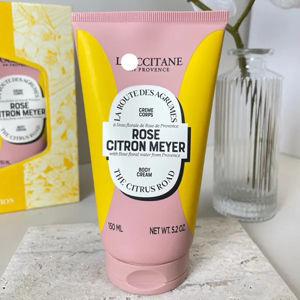 Kem Dưỡng Thể Hương Hoa Hồng & Chanh L'Occitane Meyer Rose Citron Meyer Body Cream 150ml
