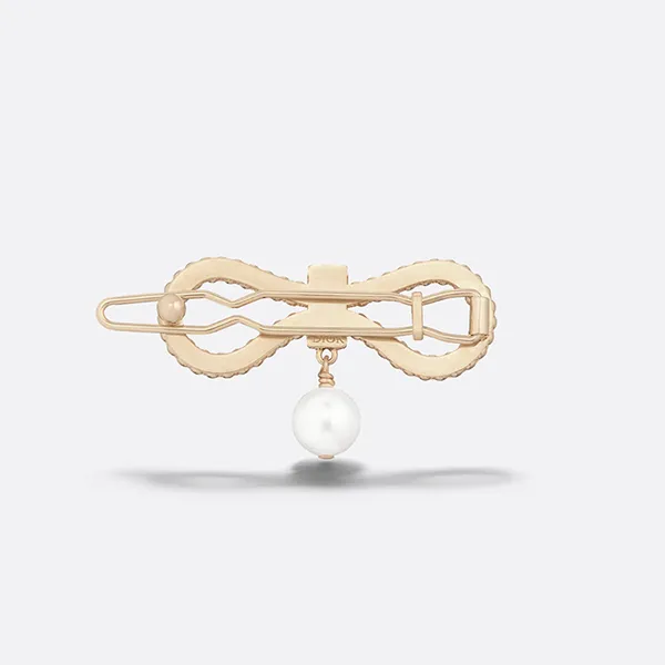 Kẹp Tóc Nữ Dior Le Nœud De Dior Barrette Màu Vàng Gold