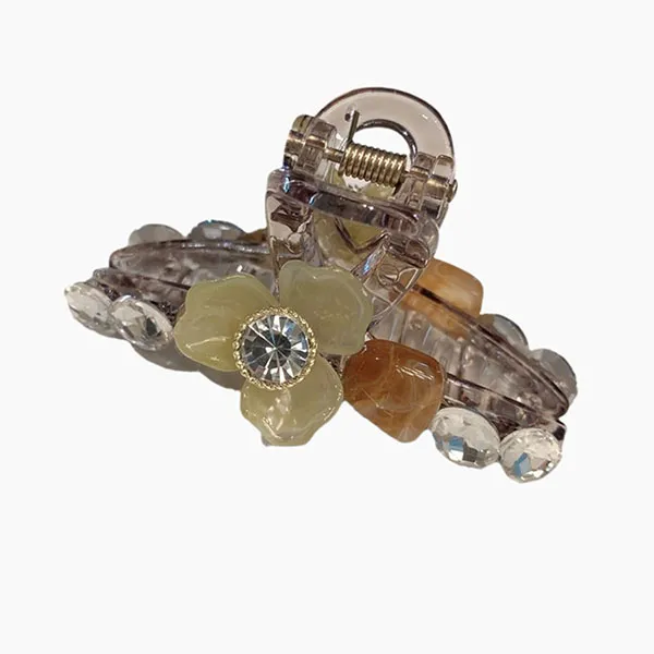 Kẹp Tóc Nữ Meri Blossom Charm HC140 Màu Xám