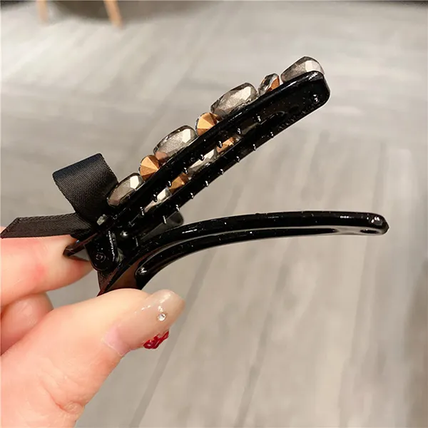 Kẹp Tóc Nữ Meri Glitter Knot HC151 Màu Đen - Phụ kiện - Vua Hàng Hiệu