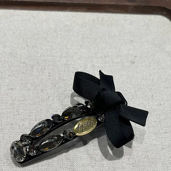 Kẹp Tóc Nữ Meri Glitter Knot HC151 Màu Đen - Phụ kiện - Vua Hàng Hiệu