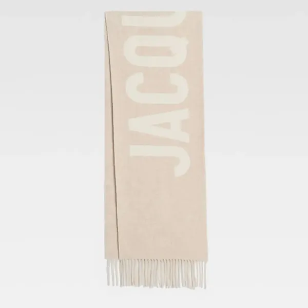 Khăn Quàng Cổ Nữ Jacquemus Beige Scarf Màu Be