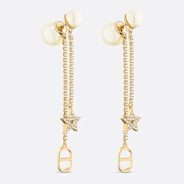 Khuyên Tai Nữ Dior Tribales Earrings E1270TRICY D301 Màu Vàng - Trang sức - Vua Hàng Hiệu