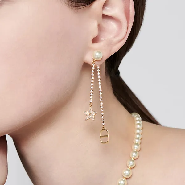 Khuyên Tai Nữ Dior Tribales Earrings E1270TRICY D301 Màu Vàng - Trang sức - Vua Hàng Hiệu