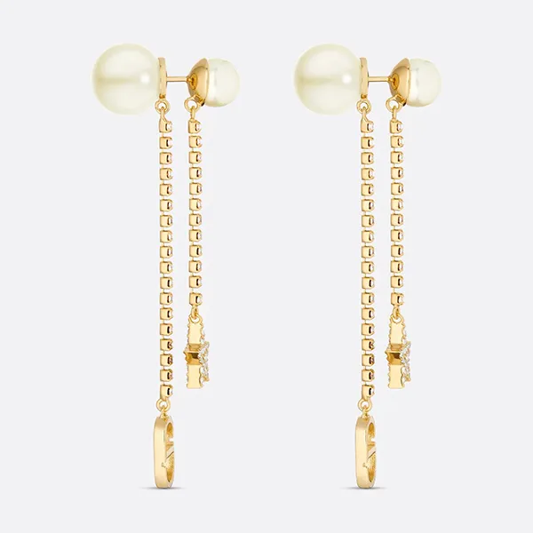 Khuyên Tai Nữ Dior Tribales Earrings E1270TRICY D301 Màu Vàng - Trang sức - Vua Hàng Hiệu