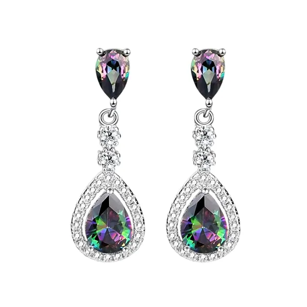 Khuyên Tai Nữ Kya Jewel Mystic Night SE139 Màu Bạc/Đen