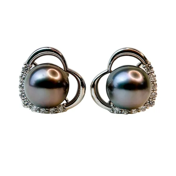 Khuyên Tai Nữ Minh Hà Pearl Jewelry My Heart Earrings Màu Bạc - Trang sức - Vua Hàng Hiệu