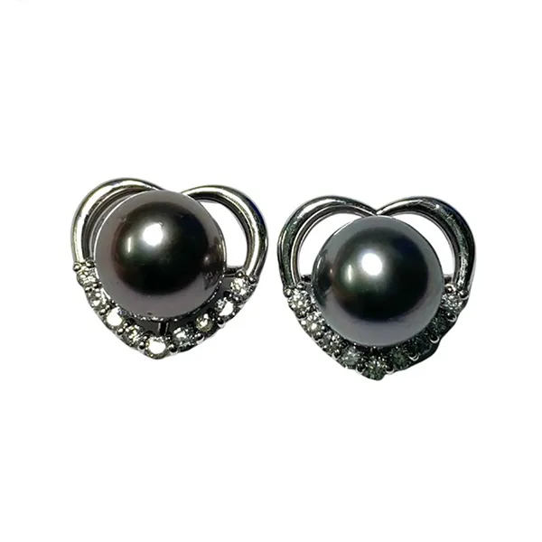Khuyên Tai Nữ Minh Hà Pearl Jewelry My Heart Earrings Màu Bạc - Trang sức - Vua Hàng Hiệu