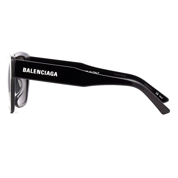 Kính Mát Balenciaga BB0215SA 001 Sunglasses Màu Đen Xám