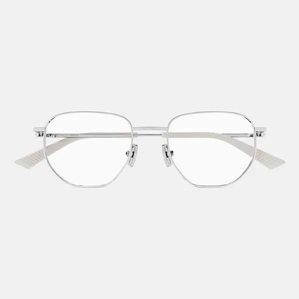 Kính Mắt Cận Bottega Veneta BV1301O 002 Eyeglasses Màu Bạc - Kính mắt - Vua Hàng Hiệu