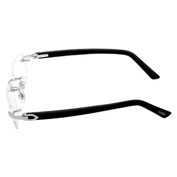 Kính Mắt Cận Nam Cartier C-Decor Rimless Eyeglasses Màu Đen - Kính mắt - Vua Hàng Hiệu