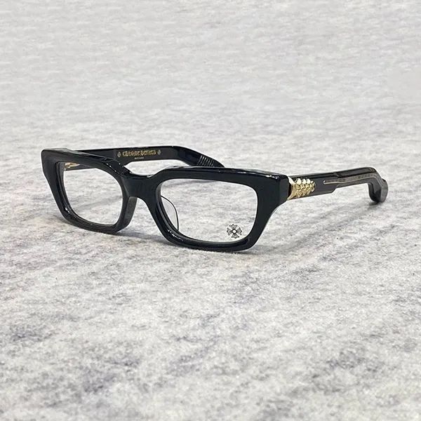 Kính Mắt Cận Chrome Hearts Asstraordinaire A Black 18k Gold Plated Màu Đen - Kính mắt - Vua Hàng Hiệu