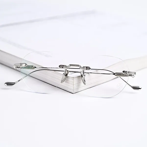 Kính Mắt Cận Chrome Hearts Soffers I Shiny Silver Glasses Màu Bạc - Kính mắt - Vua Hàng Hiệu