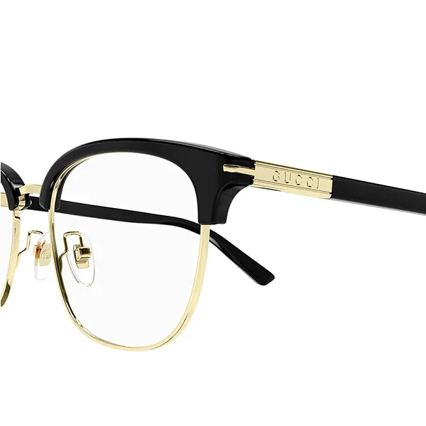 Kính Mắt Cận Gucci Eyeglasses GG1901OA 001 Màu Đen/Gold