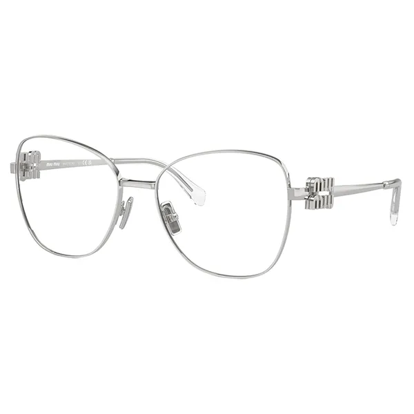 Kính Mắt Cận Nữ Miu Miu 0MU 50XV 1BC1O1 SILVER Eyeglasses Màu Bạc - Kính mắt - Vua Hàng Hiệu
