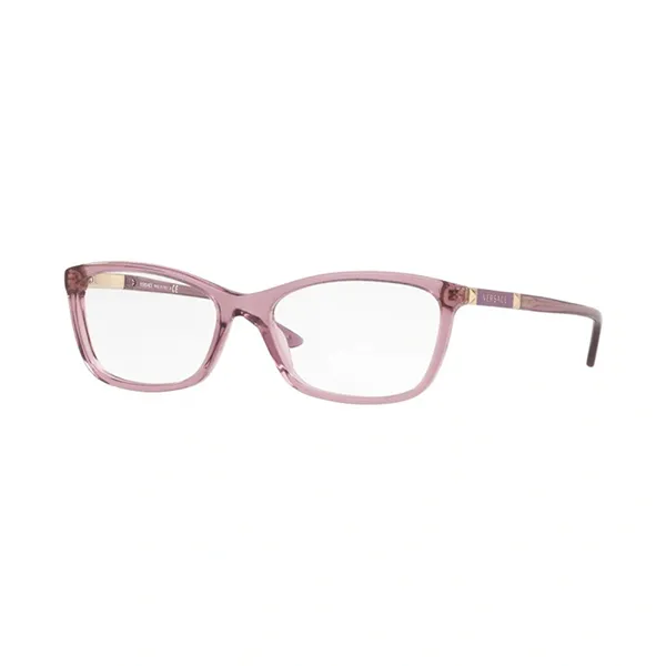 Kính Mắt Cận Nữ Versace VE3186 - 5279 Transparent Violet Eyeglasses Màu Tím Hồng