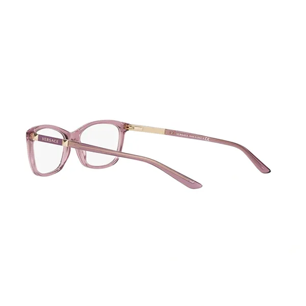 Kính Mắt Cận Nữ Versace VE3186 - 5279 Transparent Violet Eyeglasses Màu Tím Hồng