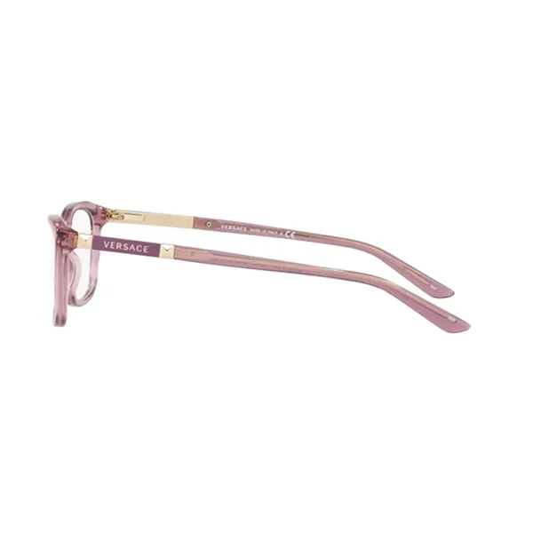 Kính Mắt Cận Nữ Versace VE3186 - 5279 Transparent Violet Eyeglasses Màu Tím Hồng