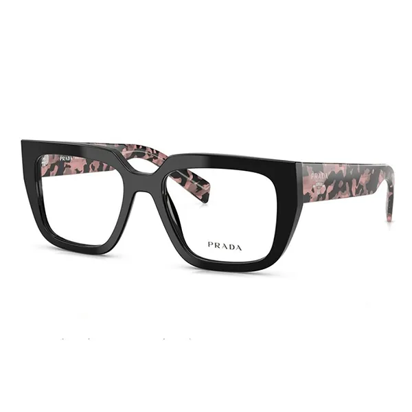 Kính Mắt Cận Nữ Prada Eyeglasses PR A03V 13P1O1 Màu Đen - Hồng