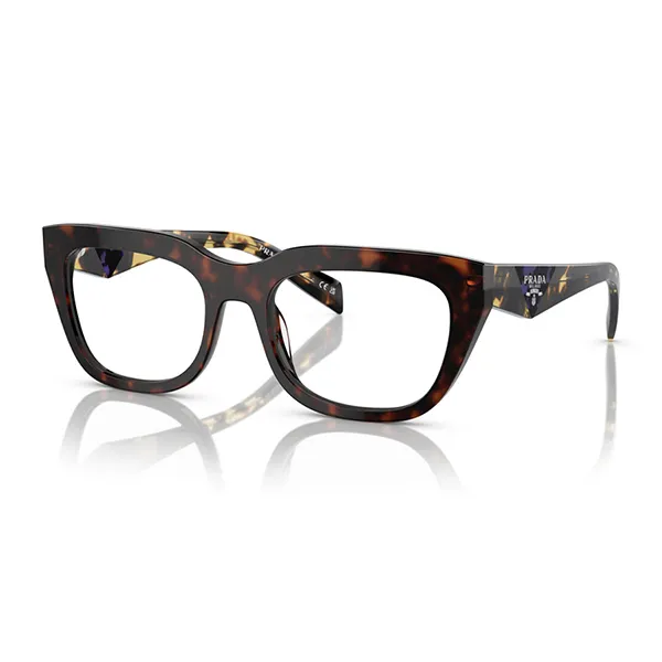 Kính Mắt Cận Nữ Prada Eyeglasses PR A06V 17N1O1 Màu Havana Đậm