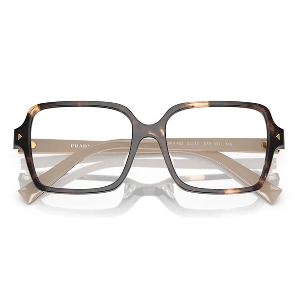Kính Mắt Cận Prada PR A02V 07R1O1 Eyeglasses Màu Nâu