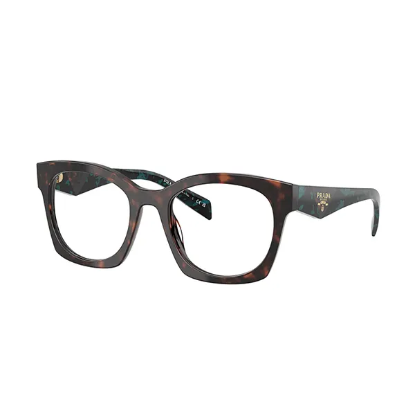 Kính Mắt Cận Prada PR A05V 18Z1O1 Root Tortoise Geometric Glasses Màu Nâu Đồi Mồi - Kính mắt - Vua Hàng Hiệu