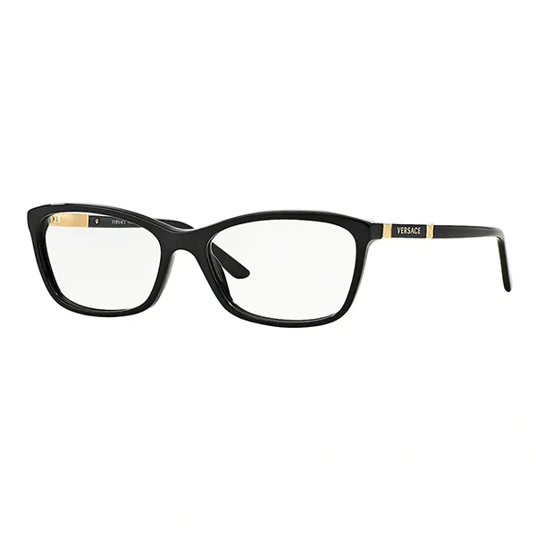 Kính Mắt Cận Nữ Versace Eyeglass VE 3186 GB1 Màu Đen - Kính mắt - Vua Hàng Hiệu
