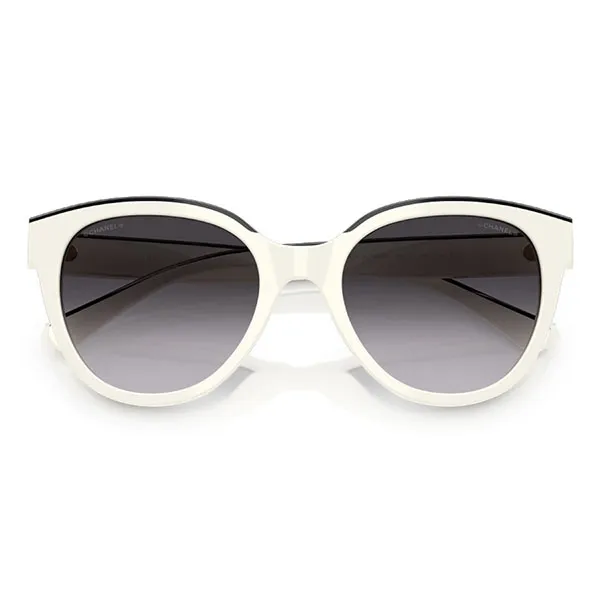 Kính Mát Chanel 0CH5414 1763S6 White Grey Sunglasses Màu Xám Trắng - Kính mắt - Vua Hàng Hiệu