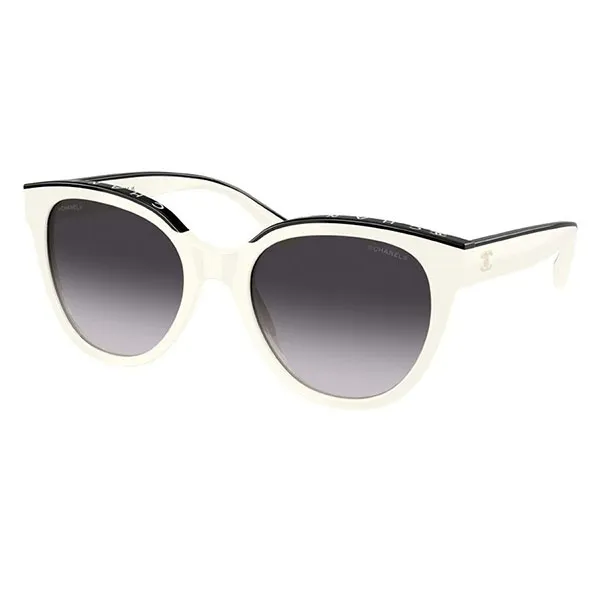 Kính Mát Chanel 0CH5414 1763S6 White Grey Sunglasses Màu Xám Trắng - Kính mắt - Vua Hàng Hiệu