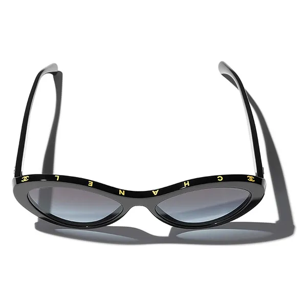 Kính Mát Chanel 0CH5416 1712S6 Black Grey Sunglasses Màu Đen