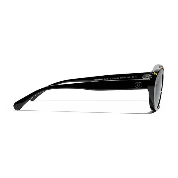Kính Mát Chanel 0CH5416 1712S6 Black Grey Sunglasses Màu Đen