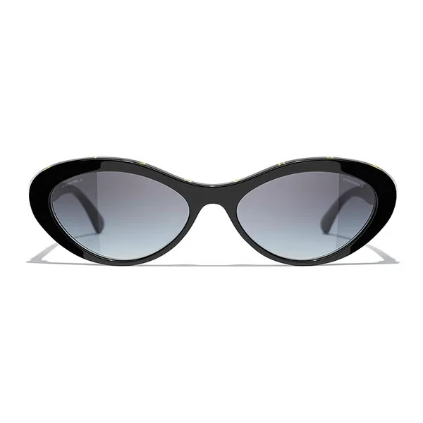 Kính Mát Chanel 0CH5416 1712S6 Black Grey Sunglasses Màu Đen